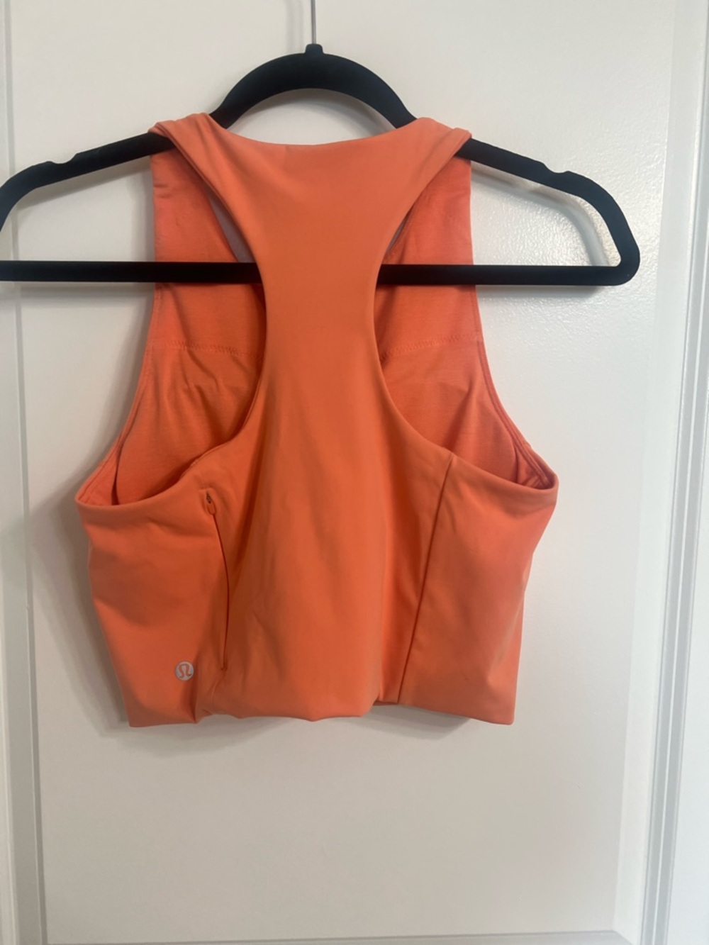 lululemon Swift Speed Cropped Tank Size 8 Orange - Picture 2 of 4